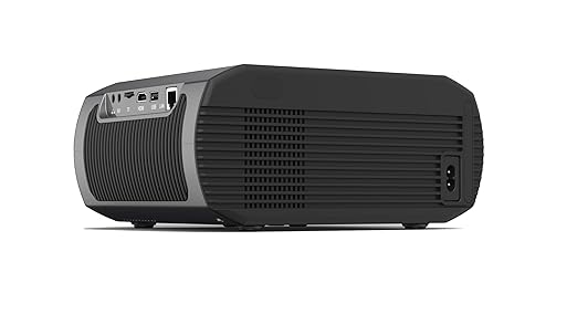 PLAY MK PRO 16000 Lumens Full HD Projector with Auto Focus, 360° Screen Rotation, 500 ANSI Lumens, Electronic Zoom, Dual HDMI & USB, 3D Ready LCD Chipset (Black/Grey) - Image 3