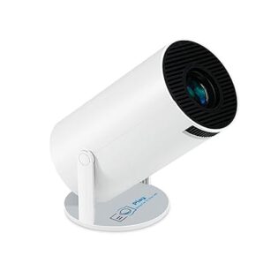 Play 4K Portable Smart Projector 2K LCD, 1280x1080P, Android 11, WiFi 6, Bluetooth, 180° Rotation, 4500 Lumens