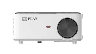 PLAY MP4 Android 9.0 Smart Projector for Home  7200 Lumens, Wi-Fi 5G, Bluetooth 5.0, Full HD 1080P, HDMI/USB/AV Support